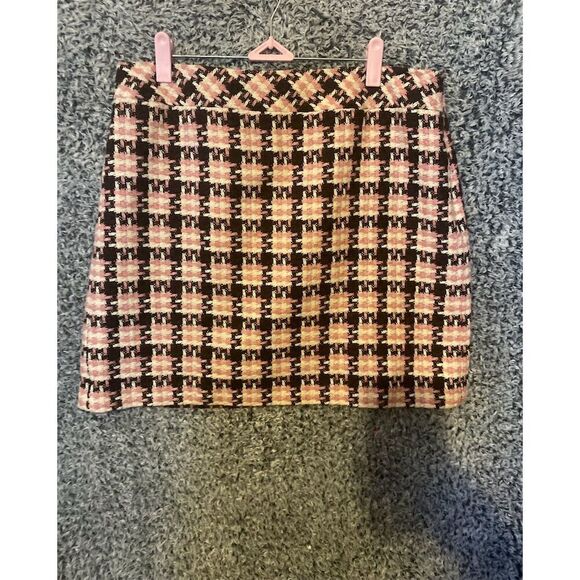 Ann Taylor LOFT Petites Plaid Skirt Size 14 Knee Length Multicolor - Picture 2 of 7